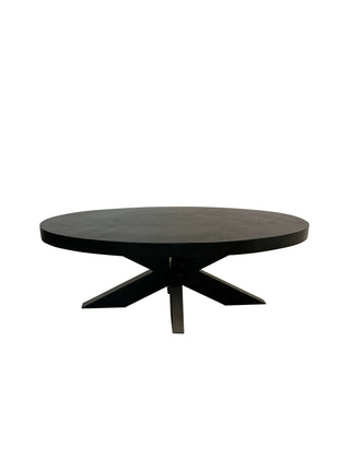 Salontafel Rick visgraat zwart 130x70cm