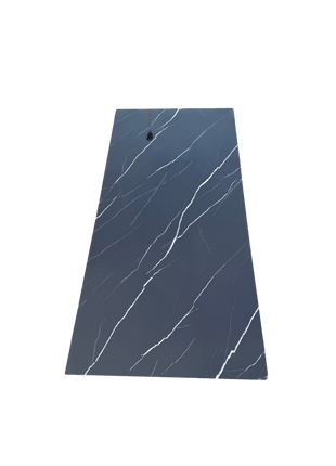 CombiMeubels® PVC marmeren wandpanelen - Marquina zwart - 260x122cm